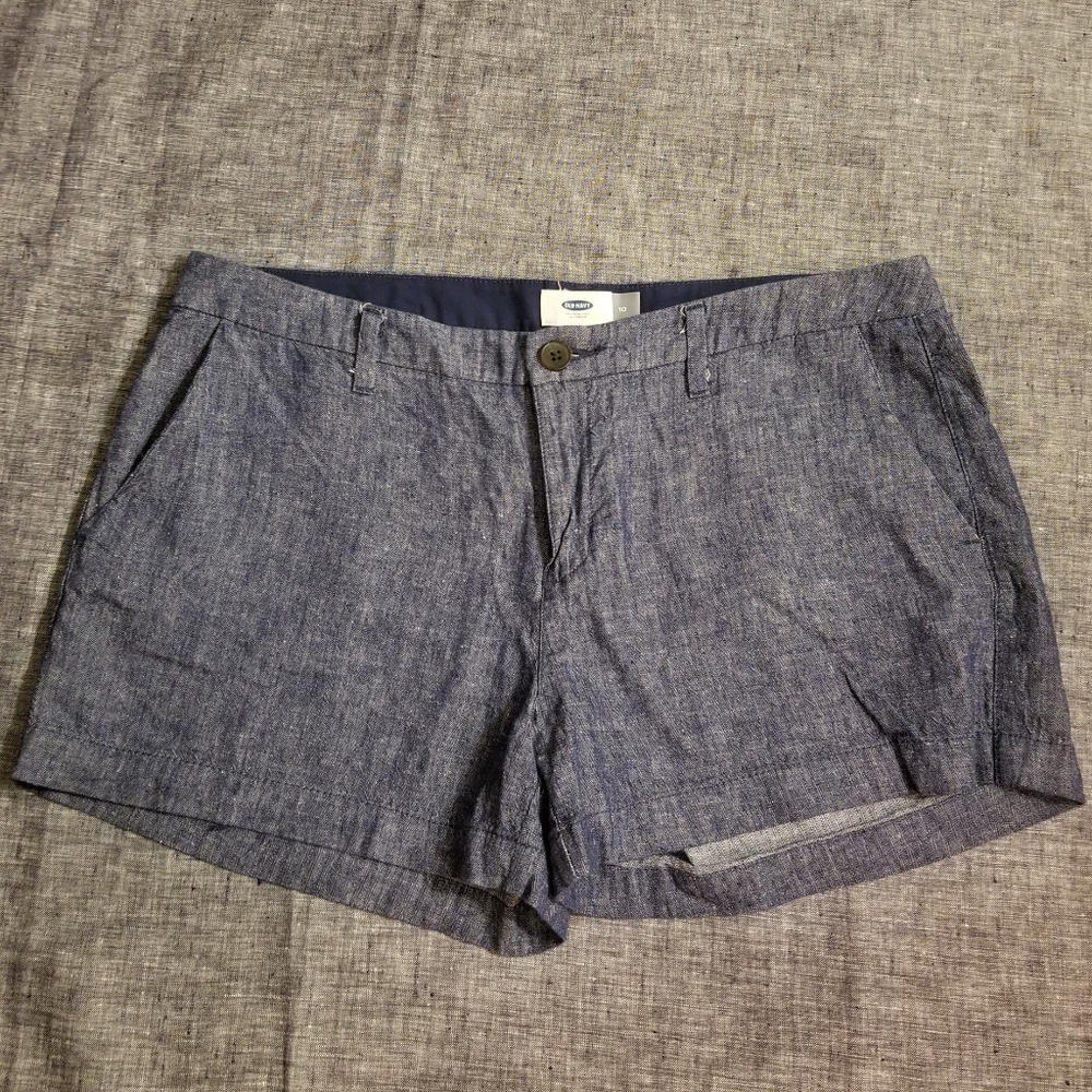 Old Navy linen cotton blend shorts